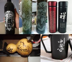 荷泽郓城县酒瓶葫芦工艺品激光雕刻机